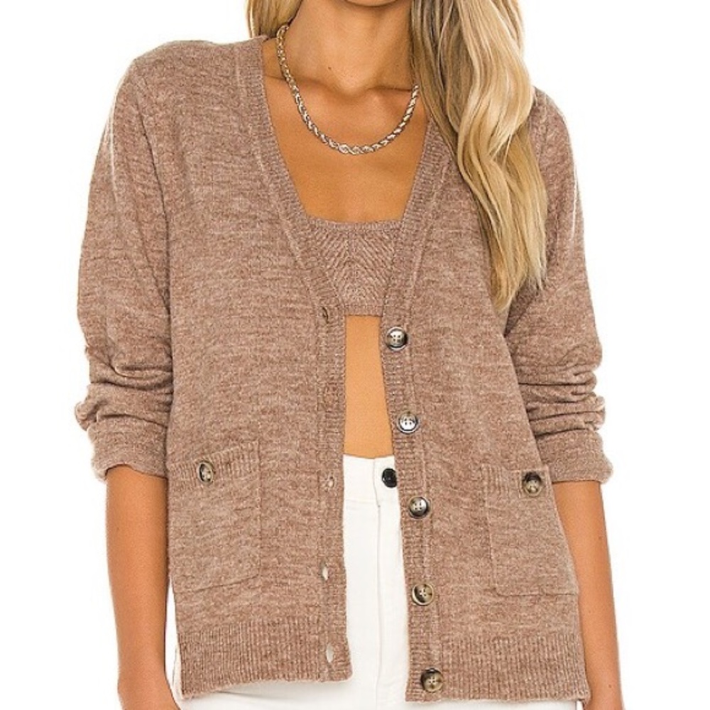 LOVERS AND FRIEND CARDIGAN TWO PIECE SET